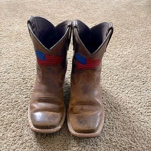 Boys Patriotic Ariat Cowboy Boots
